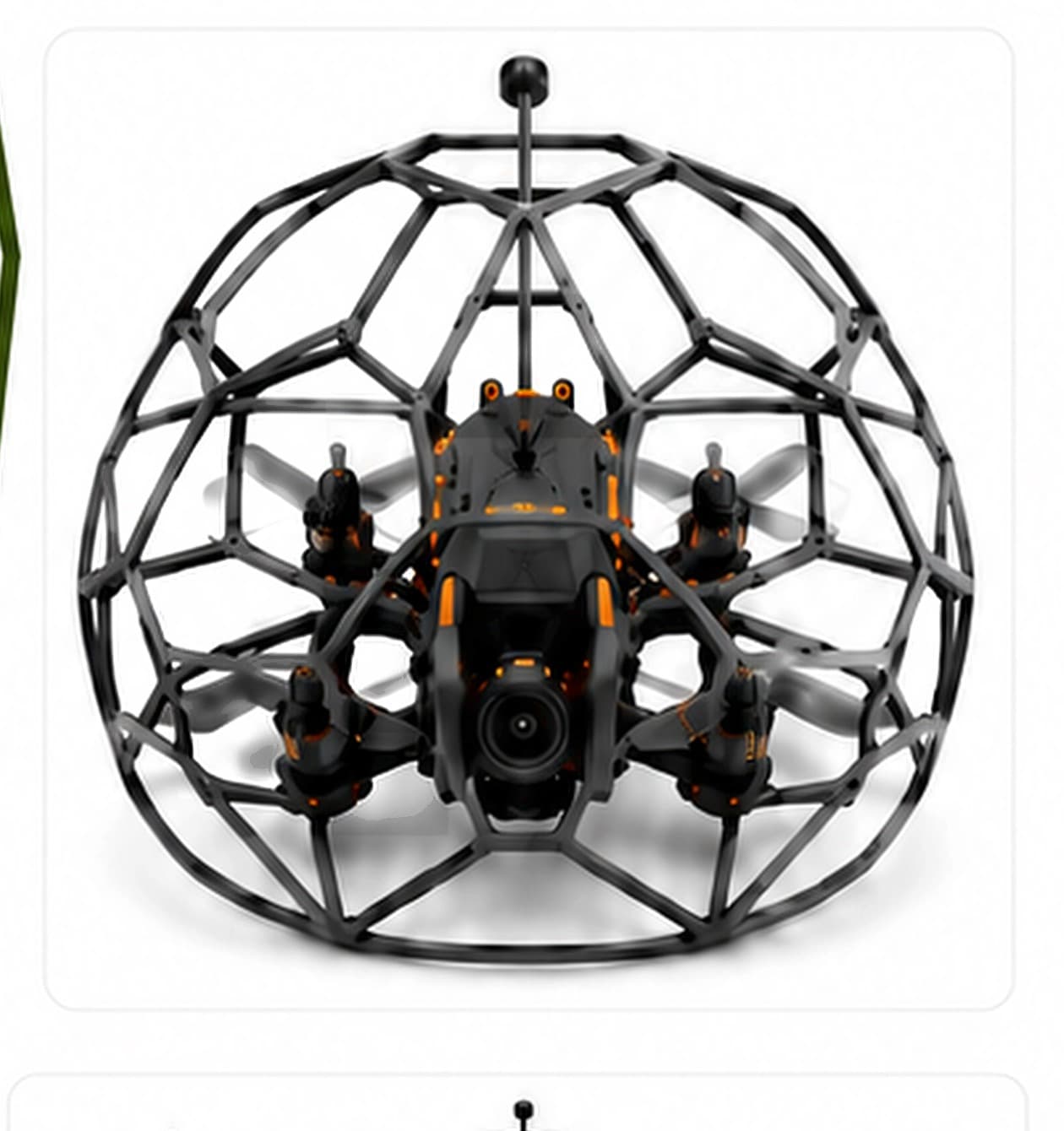 Marshal T3.5S caged FPV training drone, soccer-style protective cage